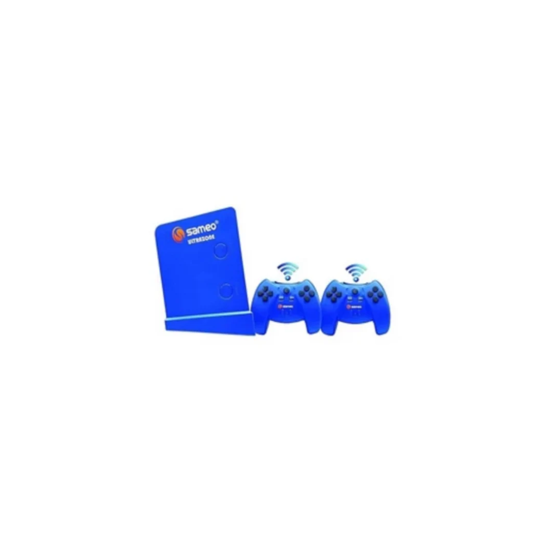 Sameo Ultrazone Wireless Retro Gaming Console – 362 Built-in Games 2 Player Blue