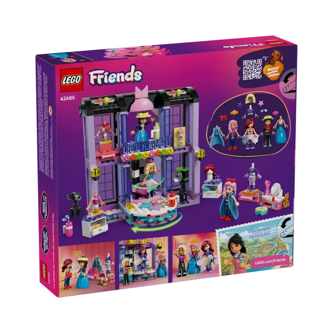 LEGO Friends Heartlake City Fashion Show Building Set 42685, 410 Pieces with 3 Minidolls – 7+ Years