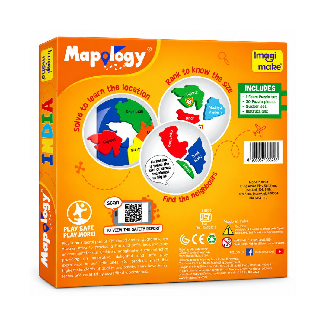 ImagiMake Mapology States of India Map Puzzle