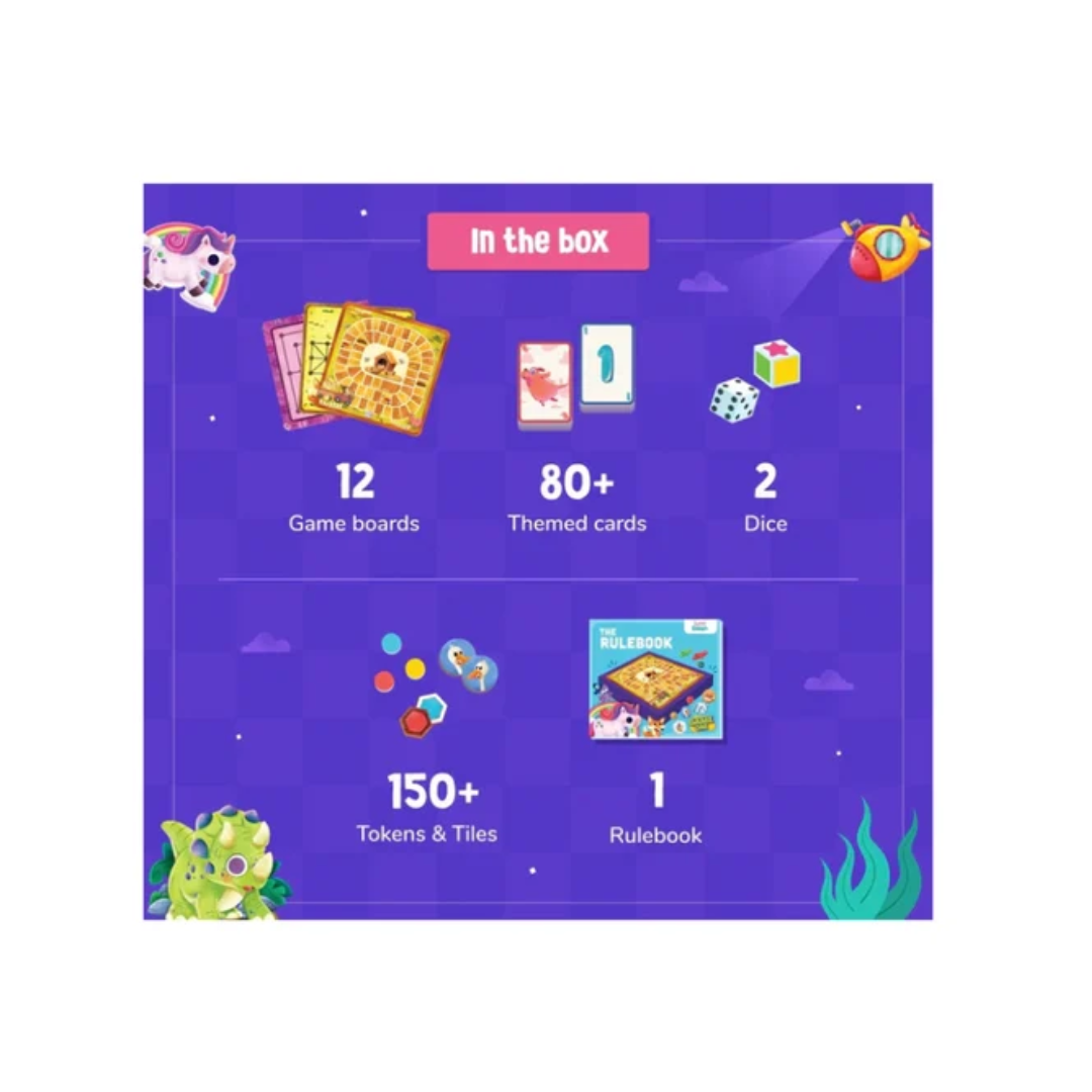Bloomingo Game On 20 In 1 Board Game, 4Y+