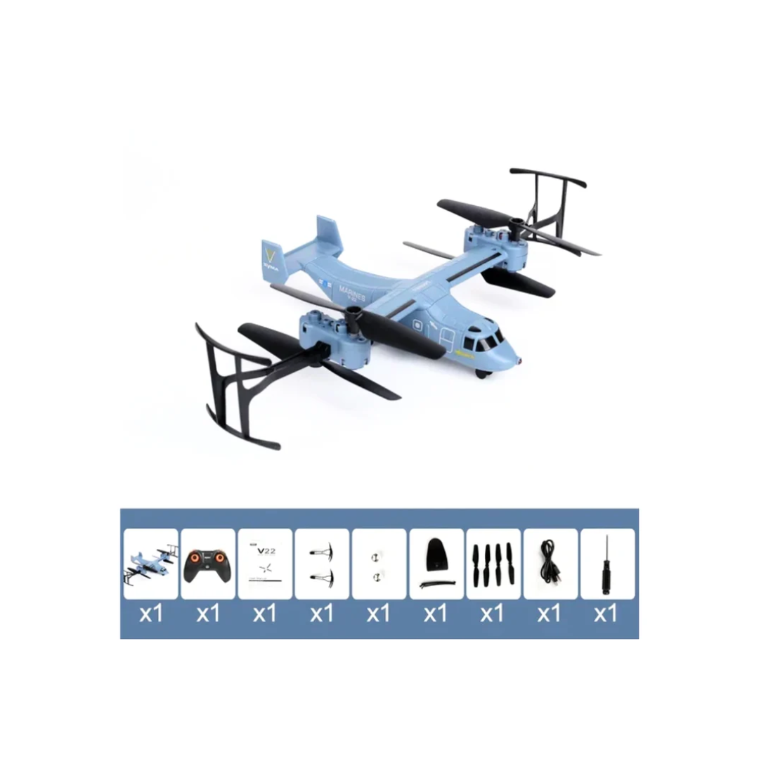 SYMA Osprey V22 Remote Control Aircraft – 2.4GHz RC Tilt-Rotor Aircraft with Gyroscope & Hover Function