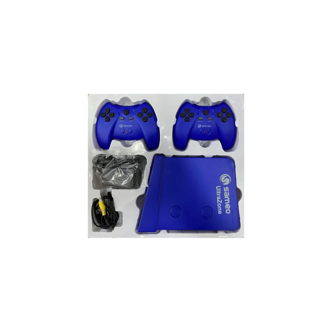 Sameo Ultrazone Wireless Retro Gaming Console – 362 Built-in Games 2 Player Blue