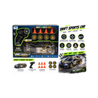 High Speed Remote Control Drift Sports Car with Remote Control & Roadblock Accessories