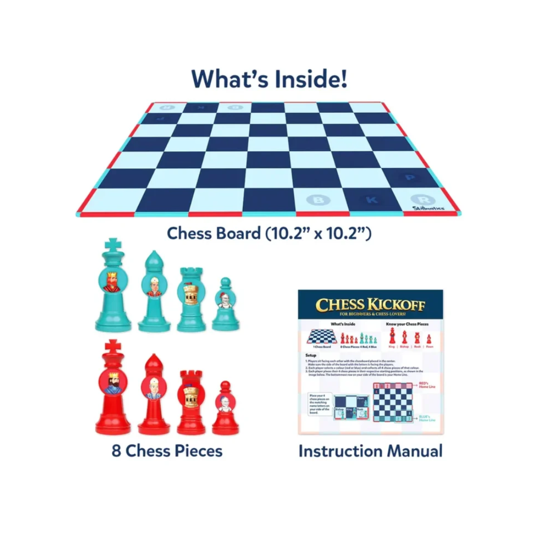 Skillmatics Chess Kickoff  Beginner Chess Game