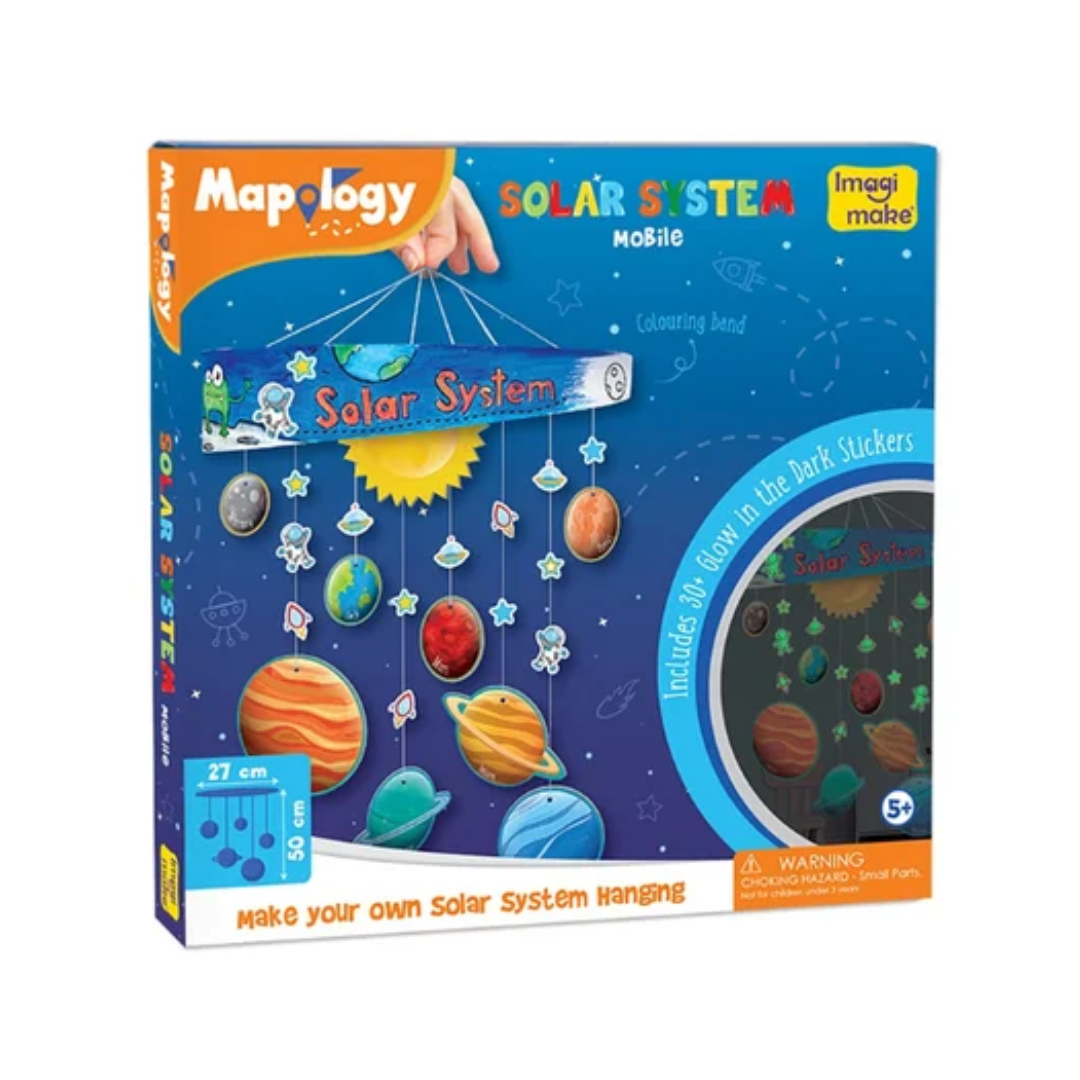 Imagimake Mapology Solar System Mobile DIY Hanging Craft Kit