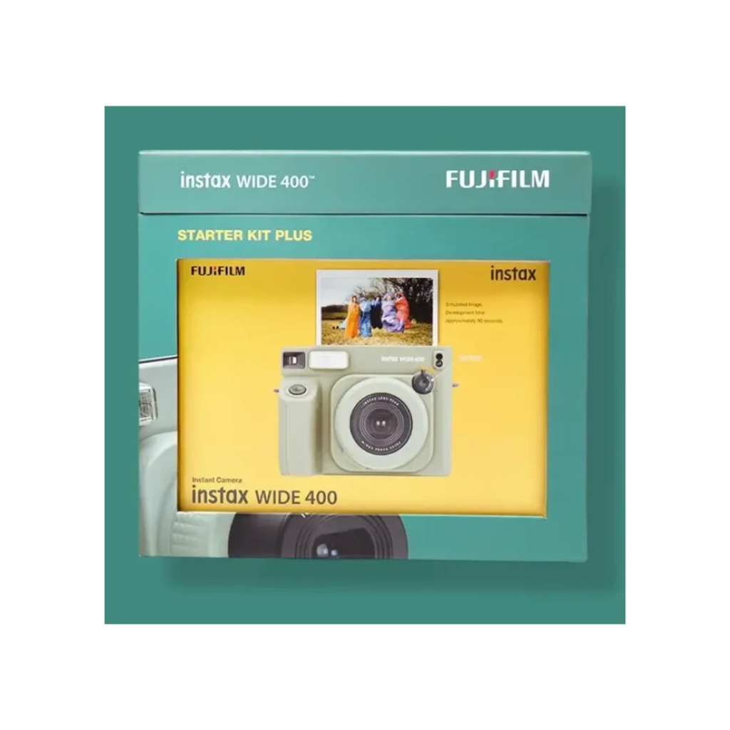 Fujifilm Instax Wide 400 Instant Camera Starter Kit Black