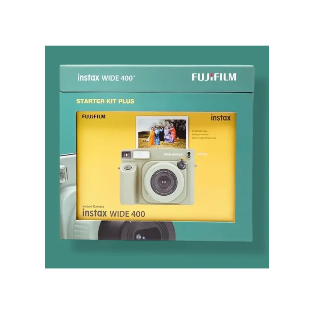 Fujifilm Instax Wide 400 Instant Camera Starter Kit Black