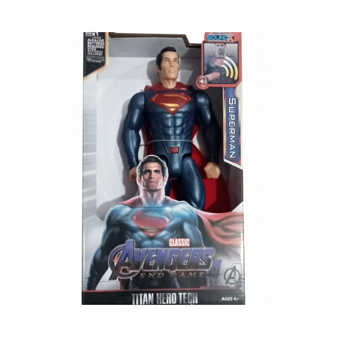 Superman Titan Hero Tech 10 Inch Action Figure with Sound – Avengers Endgame