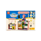 Wooden Bakery Shop Play Set with Cash Counter & Pretend Food Accessories