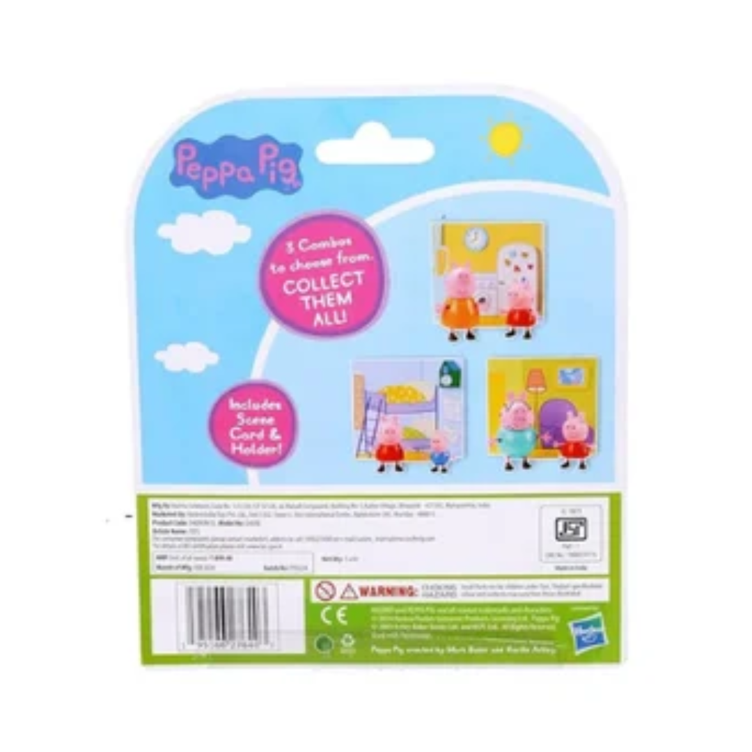 Hasbro PEPPA PIG and Daddy Pig Twin Figure Fun Pack with Two Poseable Figures