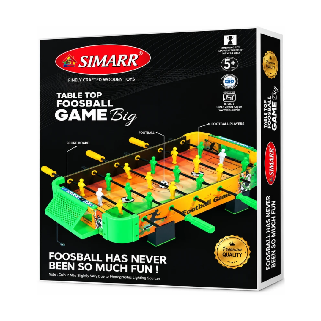 SIMARR Table Top Foosball Game Big Multiplayer Football Game for Kids 5+ Years