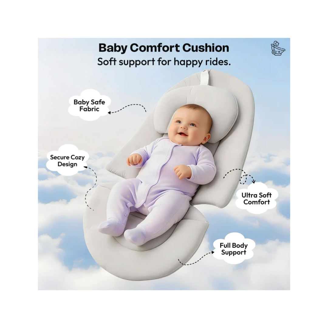 StarAndDaisy Smart Baby Rocker & Swing with Canopy for Babies 0–12 Months – White