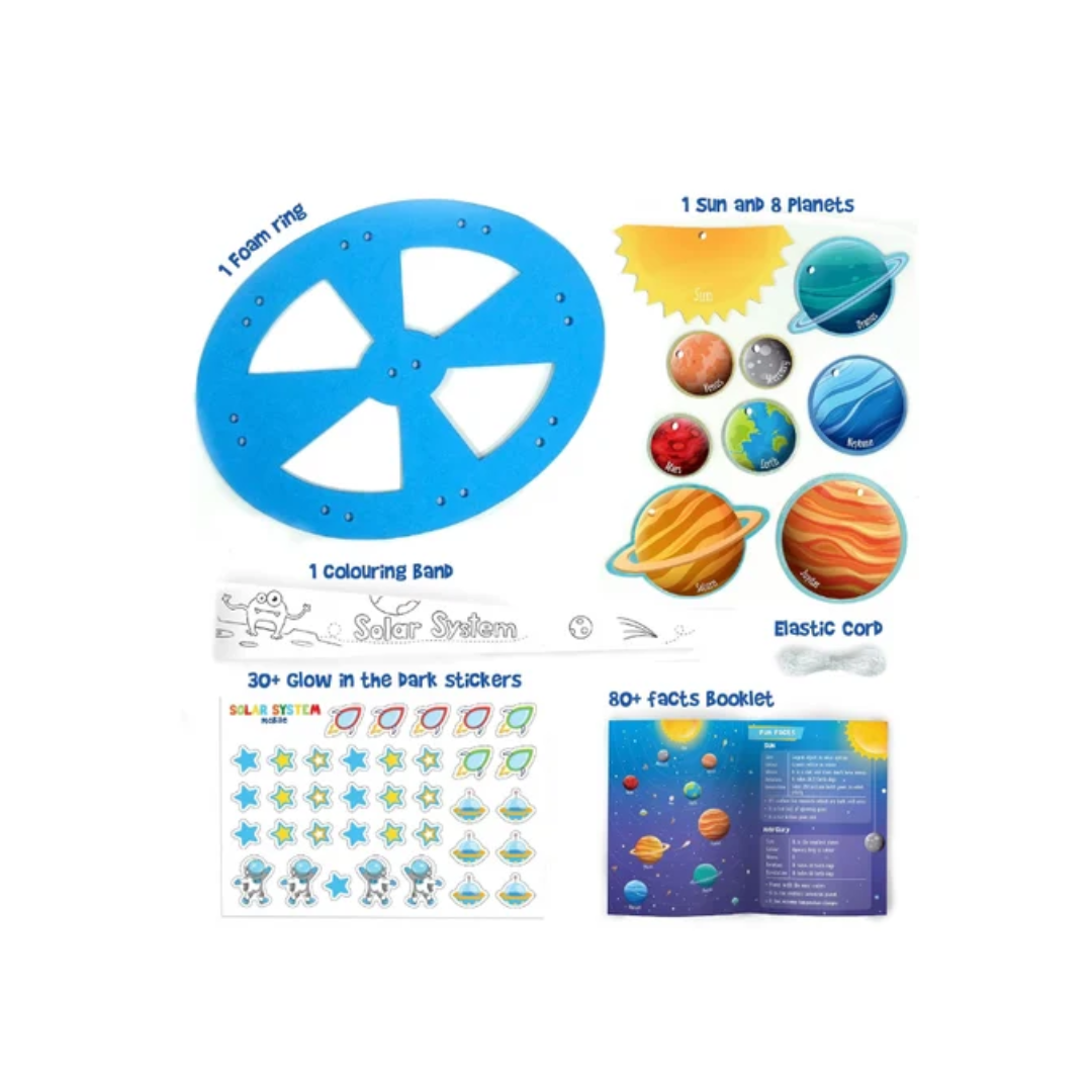 Imagimake Mapology Solar System Mobile DIY Hanging Craft Kit