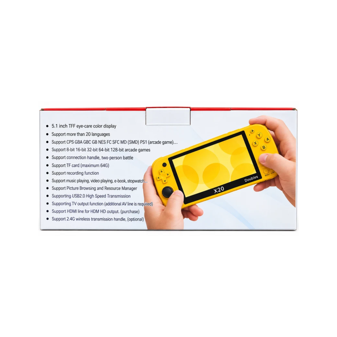 Game Player X20 5.1-Inch Portable Video Game