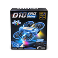 D10 Pro Drone with HD & 4K Camera, RGB Lights & Bottom Camera – 14+ Years