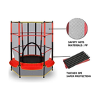 My First Trampoline with Safety Enclosure – Kids Recreational Trampoline | 140 cm Height