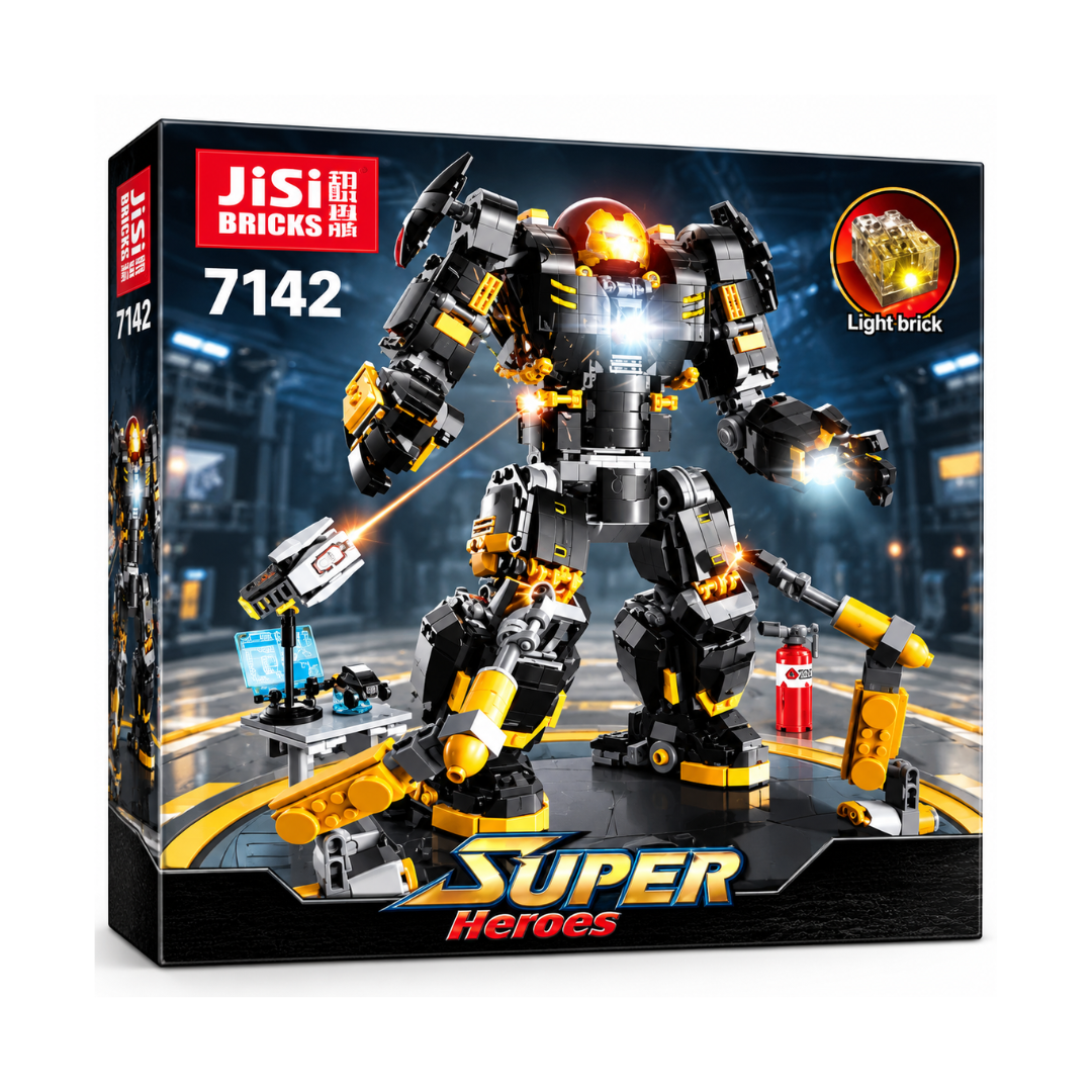 JISI 7142 Black Hulk Buster Creator Blocks