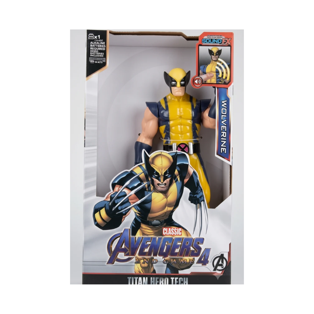 Titan Hero Tech Wolverine Action Figure with Sound Effects – 10 Inch, Ages 4+