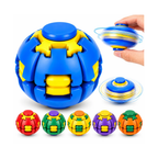 2-in-1 Magic Fidget Ball & Spinning Top Colourful Stress Relief Sensory Toy Assorted Color