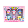 Kuromi & Friends Cute Anime Character Figure Set – 6 Collectible Figures for Kids