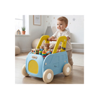 R for Rabbit Kiddie Kart 4-in-1 Versatile Toy Cart – Ride, Push & Storage Play Cart Blue Yellow