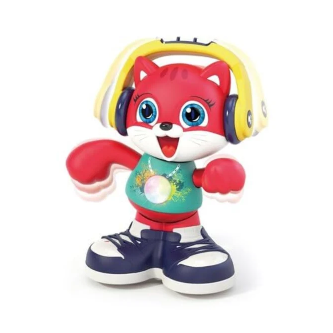 Hola Dancing Cat Interactive Toy Musical Dancing Cat with Talkback Function, Lights & Sounds