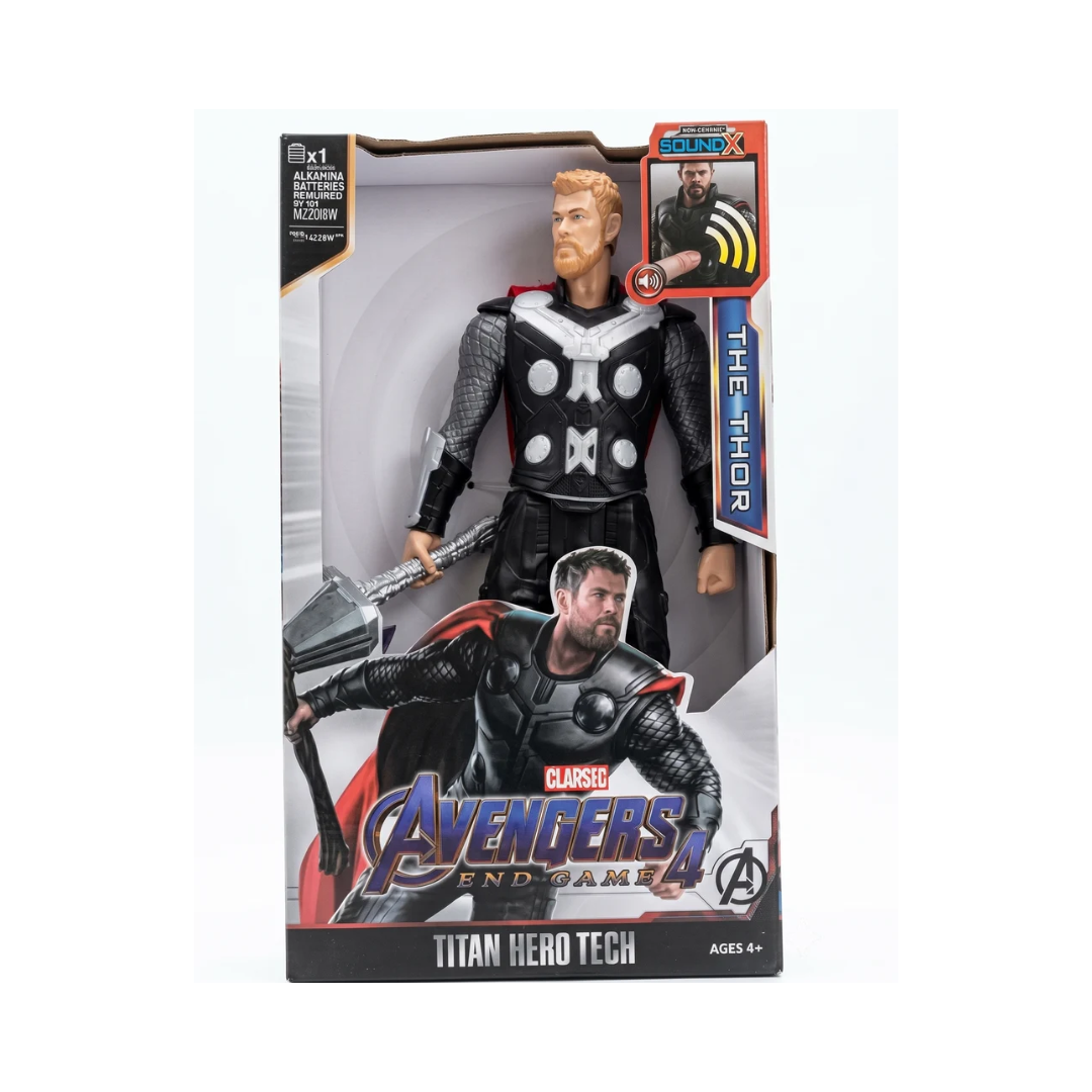 Titan Hero Tech Thor Action Figure with Sound Effects – 10 Inch, Ages 4+