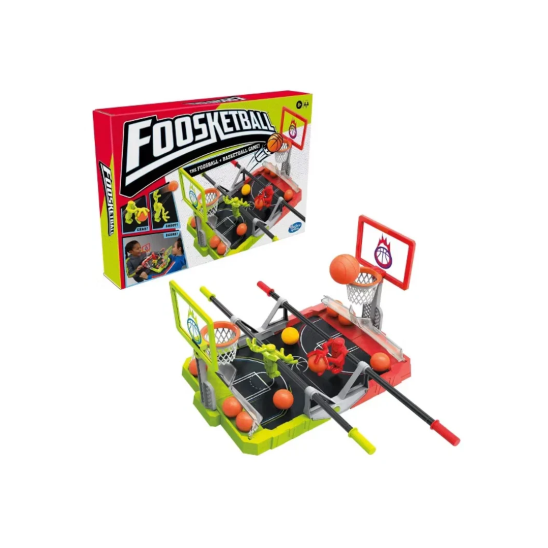 Hasbro Gaming Foosketball Game – 2 Player Foosball & Basketball Tabletop Game