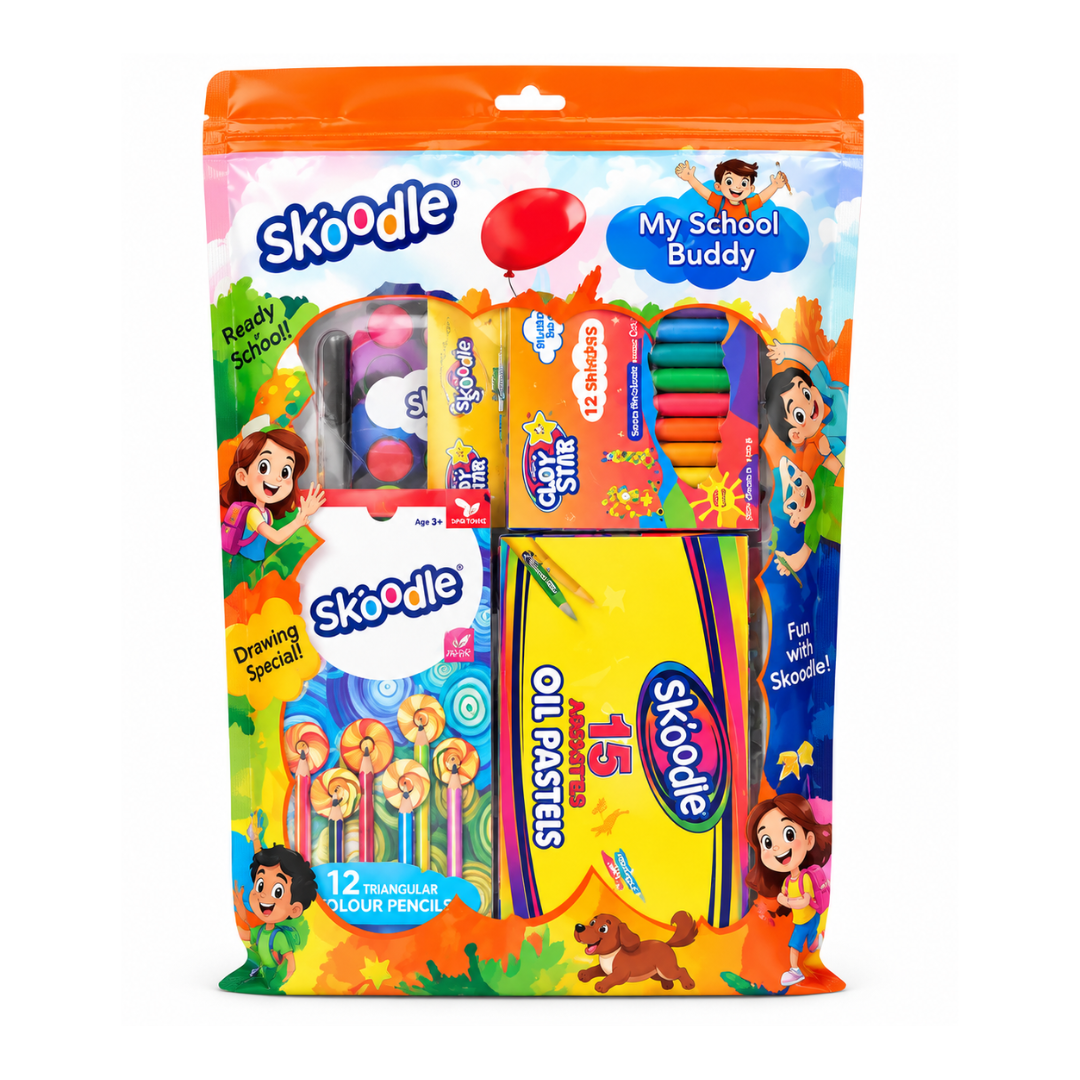 Skoodle My School Buddy Art Kit 8pcs