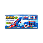 Dinosaur Deformation Car Toy with Auto Racing Track – Multicolor