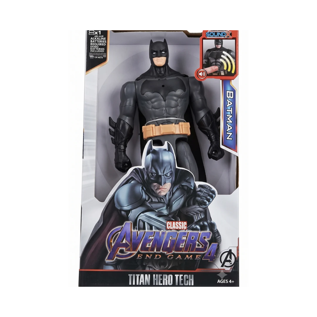 Titan Hero Tech Batman Action Figure with Sound Effects – 10 Inch, Ages 4+