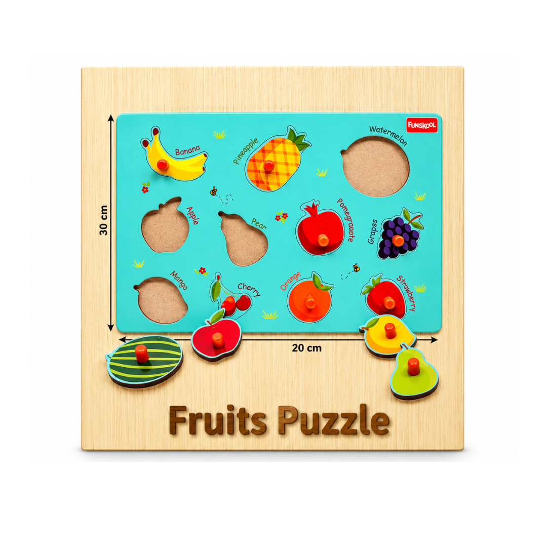 Funskool Wooden Fruit Puzzle
