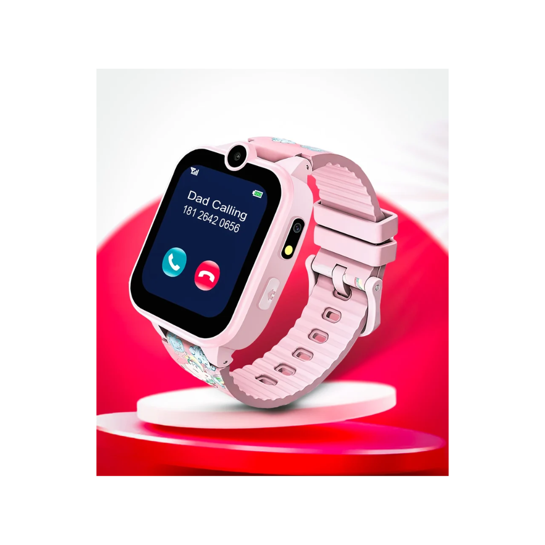 Spiky Griffin Calling Feature Loaded Smartwatch - Pink