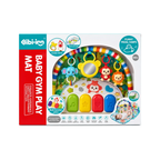 Bibiinn Baby Gym Play Mat with Multi-Function Piano, Hanging Rattles & Mirror – 0+ Months