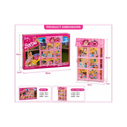 Barbie Dream House 3-Storey Dollhouse Playset with Furniture & Accessories – 8388