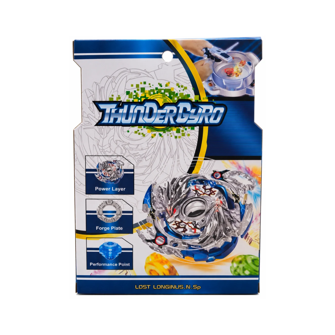 Thunder Pro B-66 Starter Spinning Top – Lost Longinus N.5P Attack Type, 6+ Years