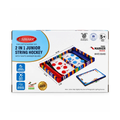 SIMARR 2-in-1 Junior String Hockey with White Marker Board Tabletop Game for Kids 5+