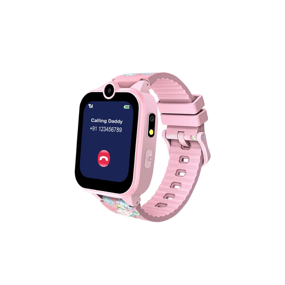Spiky Griffin Calling Feature Loaded Smartwatch - Pink