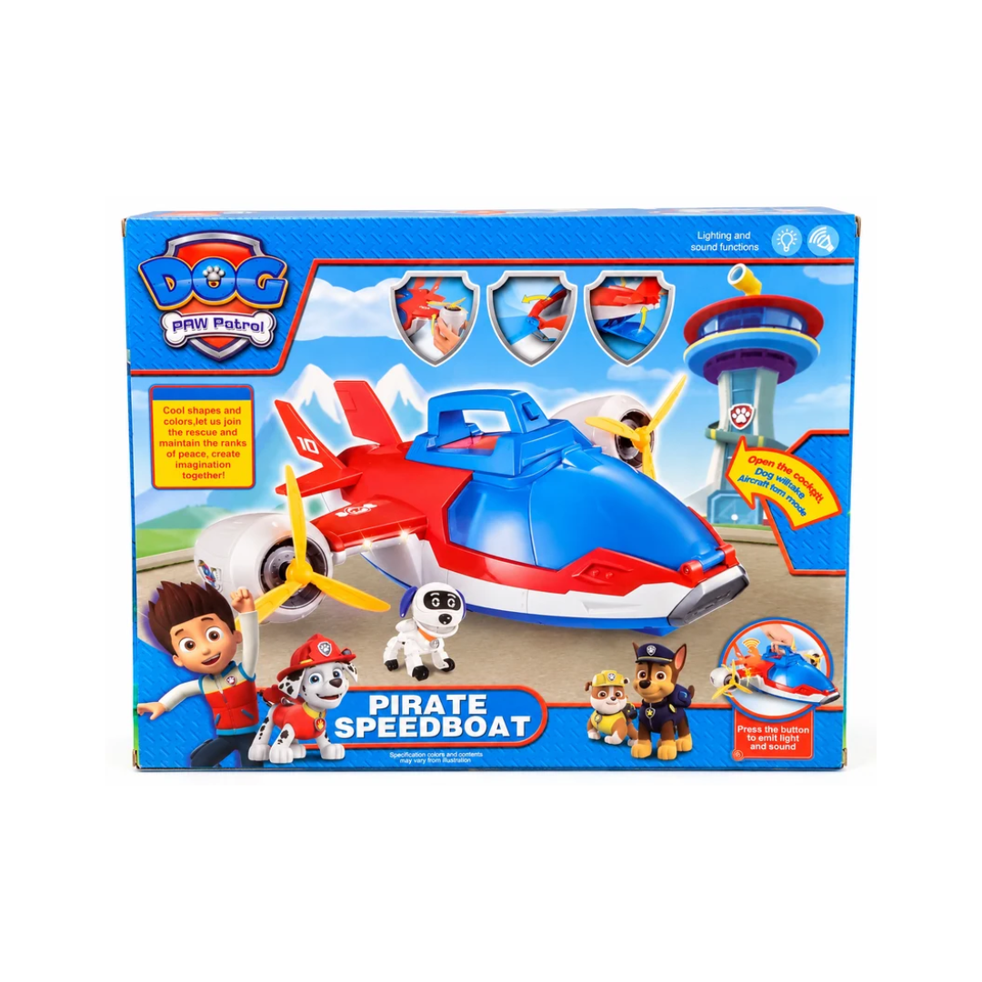 Paw Patrol Pirate Speedboat Toy with Lights & Sounds for Kids 3+ Years