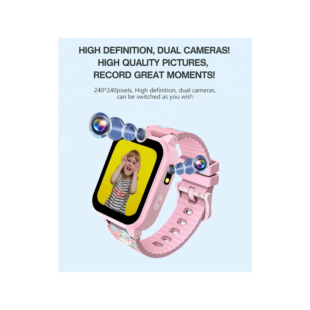 Spiky Griffin Calling Feature Loaded Smartwatch - Pink