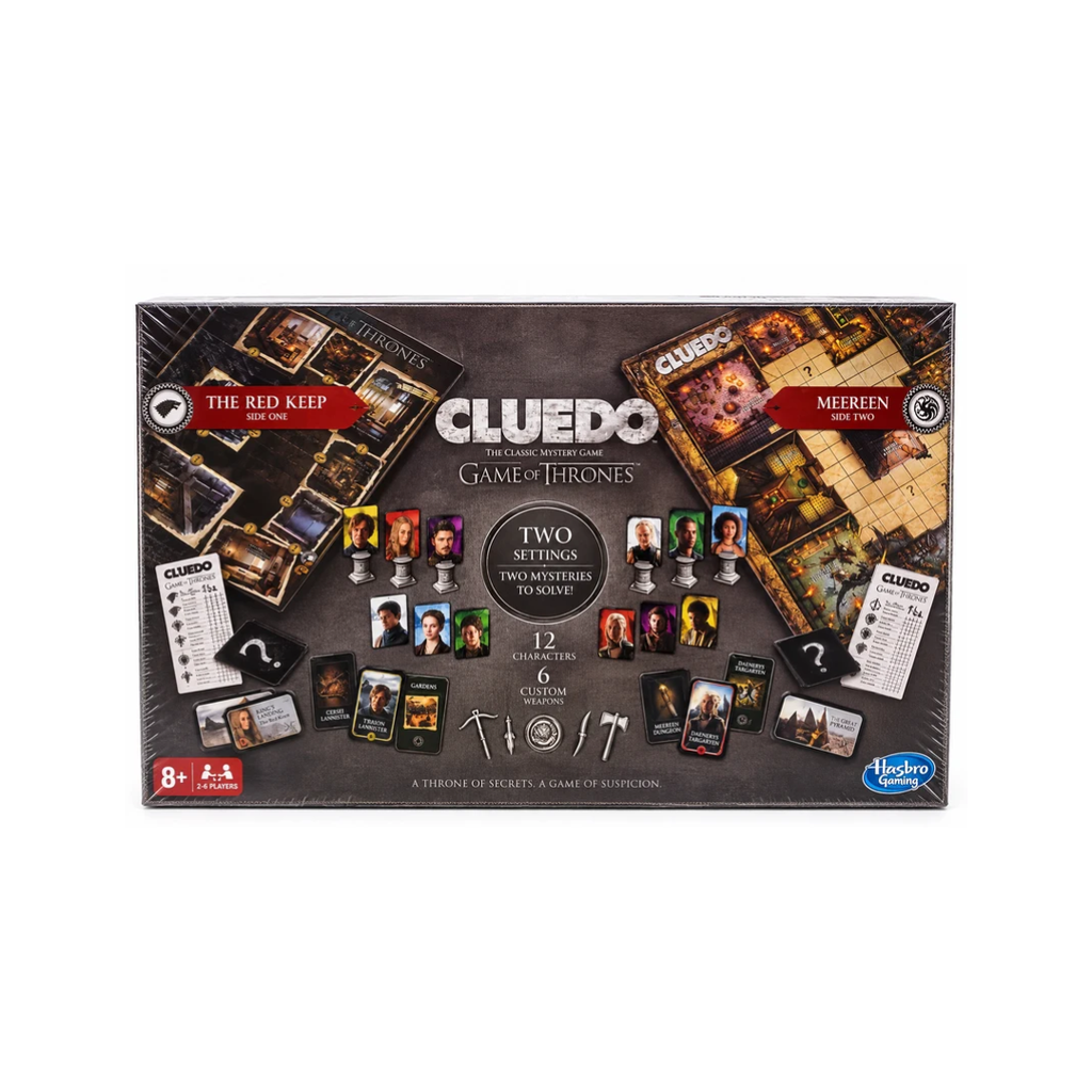 Cluedo Game of Thrones Edition Mystery Board Game – 18+ Years, 2–6 Players
