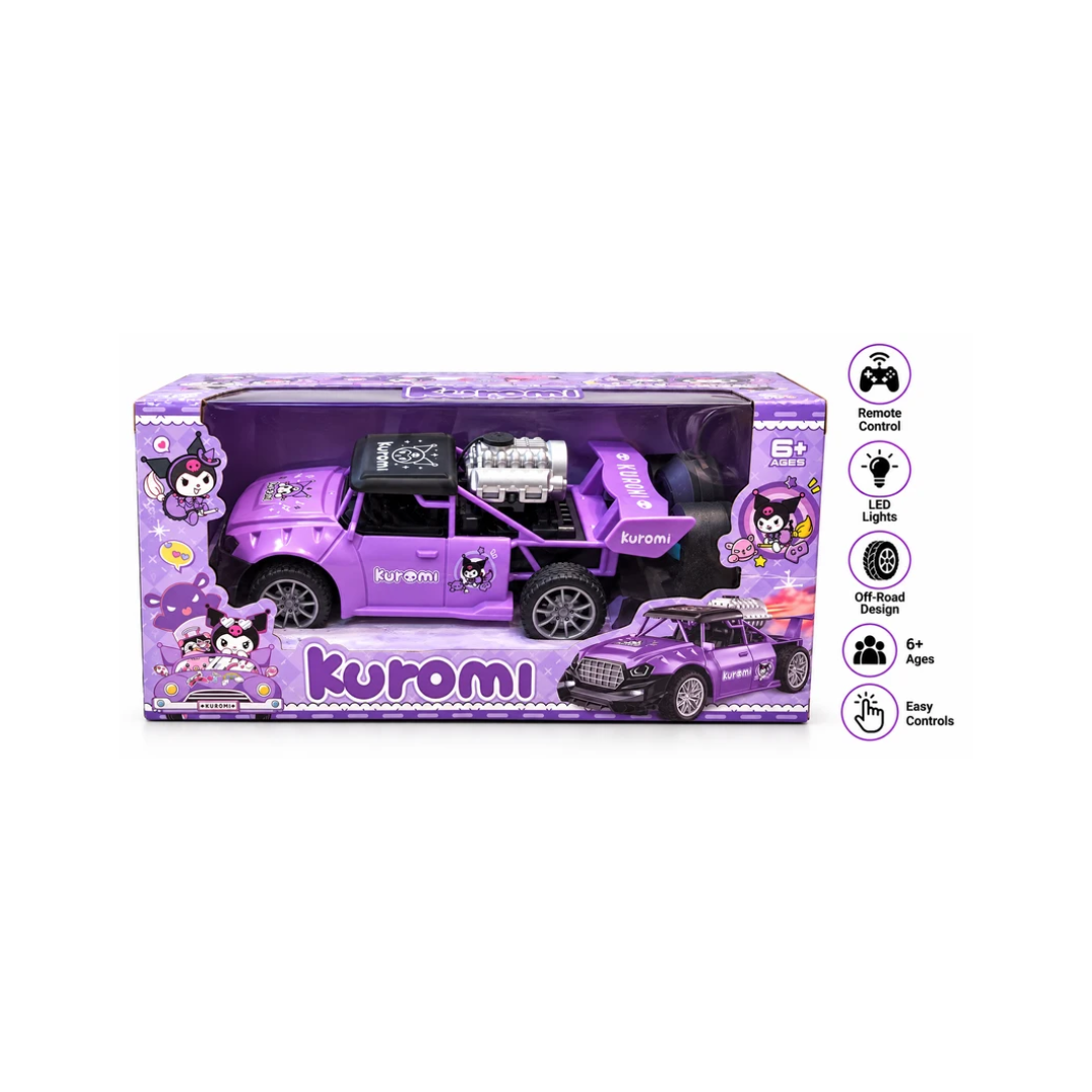 Kuromi Off-Road Racing Remote Car Car with Large Wheels & Sporty Design – 6+ Years