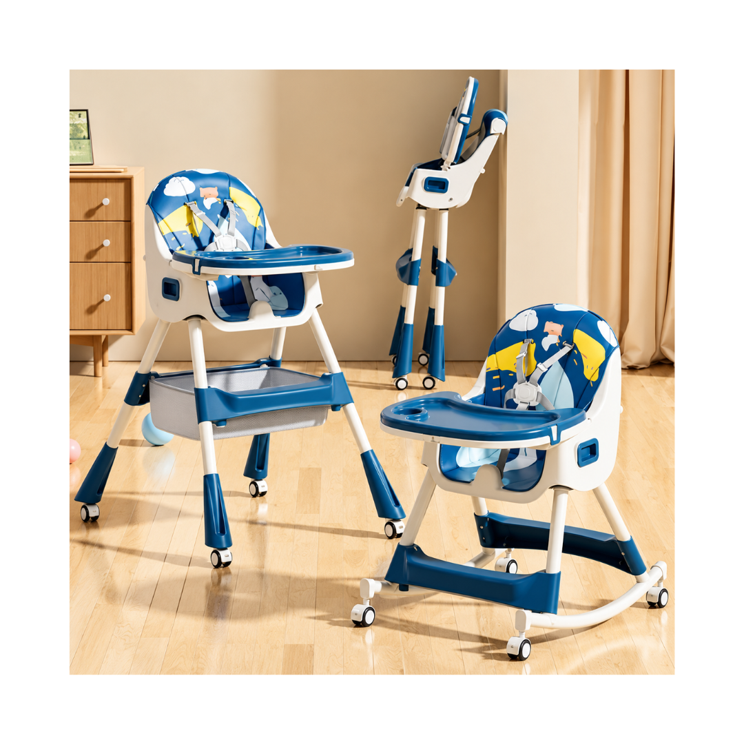 R For Rabbit Sugar Doodle Plus High Chair For Kids 3-in-1 Convertible Design