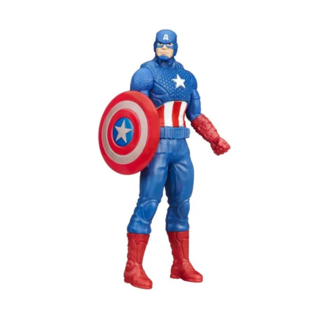 Hasbro Marvel Captain America Action Figure, 6-Inch, Super Hero Toys and Figures for Kids Ages 4+