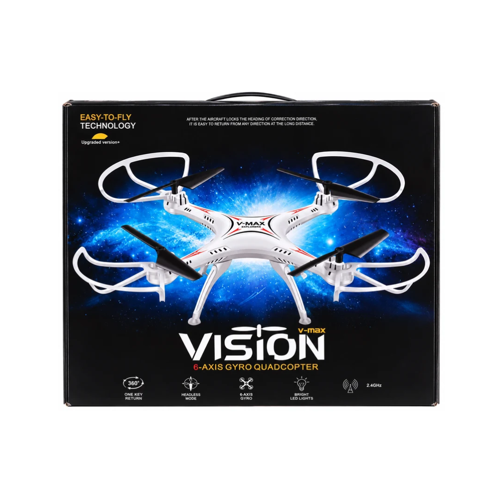 BigFun V-MAX HX763 6-Axis Gyro RC Quadcopter Drone with 2.4GHz Remote Control