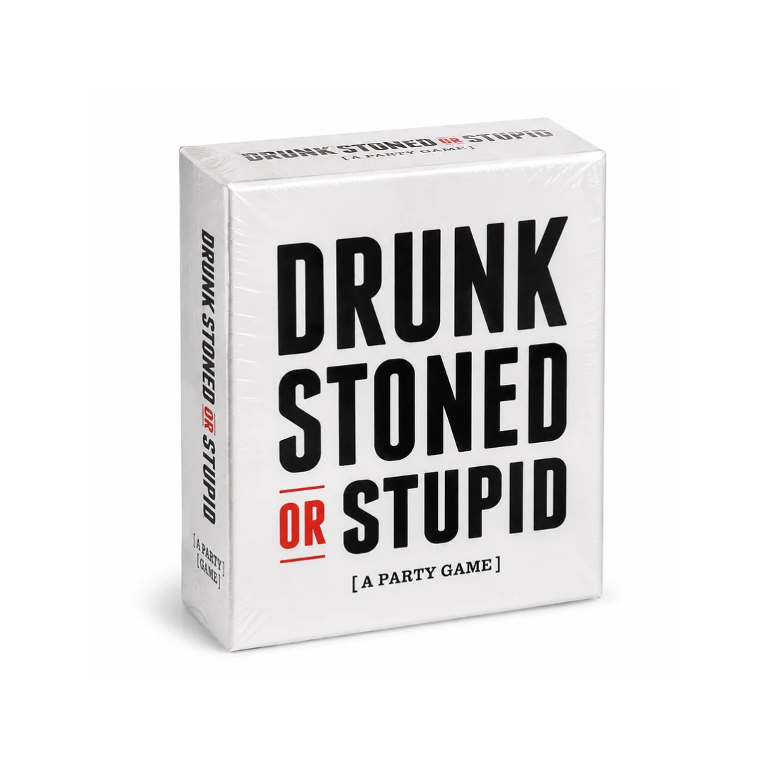Drunk Stoned or Stupid – Fun Party Card Game for Adults