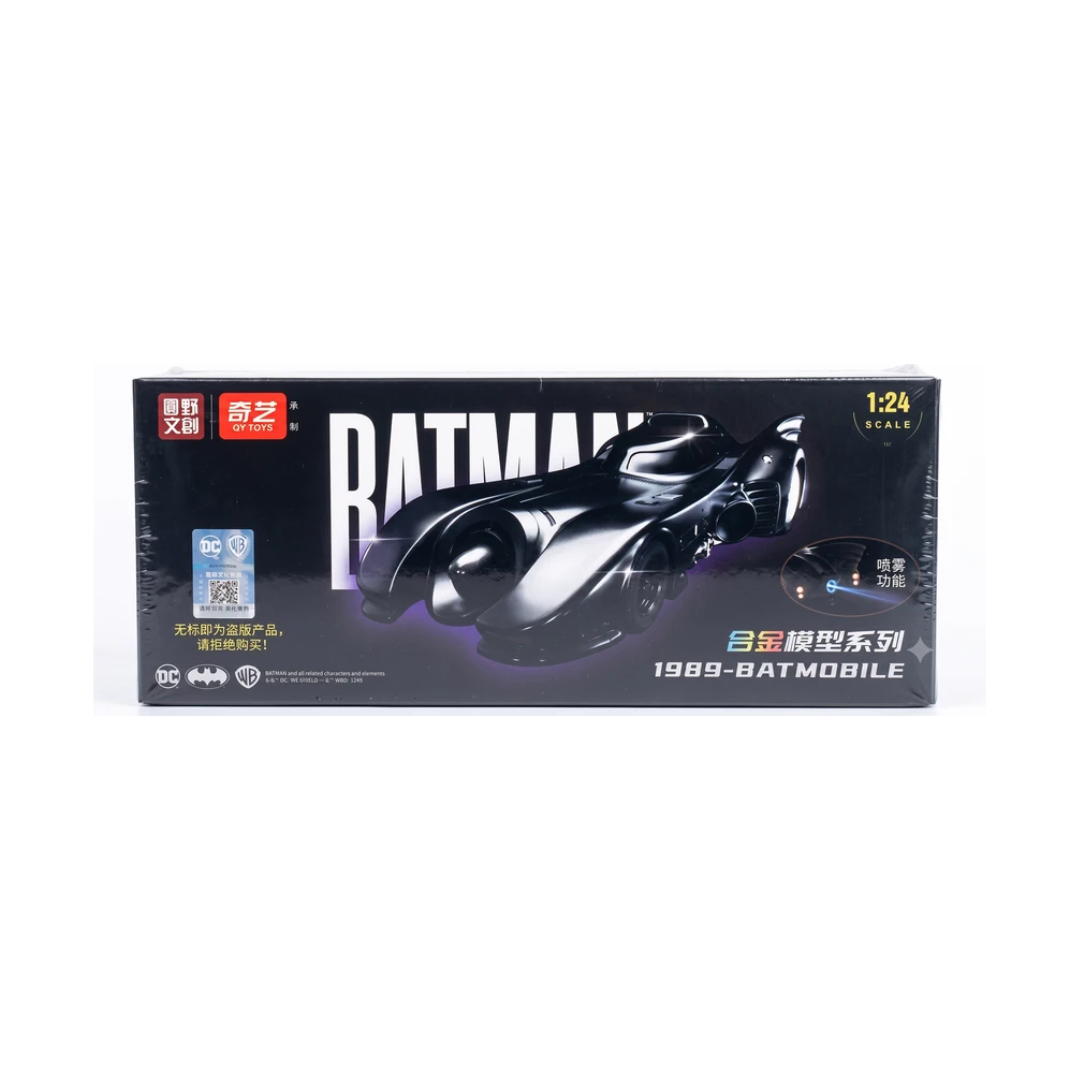 Batman 1989 Batmobile 1:24 Scale Die-Cast Model Car – DC Licensed Collectible