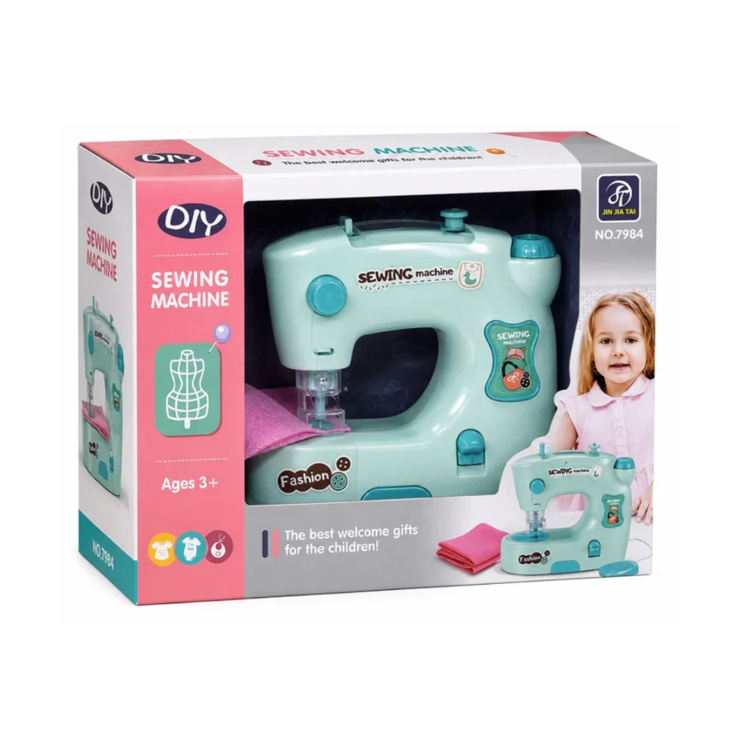 DIY Sewing Machine Toy for Kids – Pretend Play Sewing Machine Set, 3+ Years