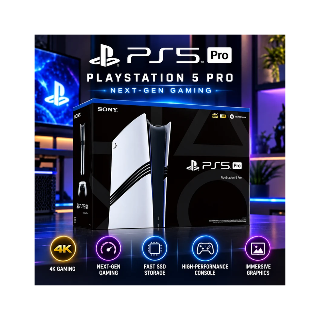 Sony PlayStation 5 Pro Imported PS5 Pro – Advanced 4K Gaming Console