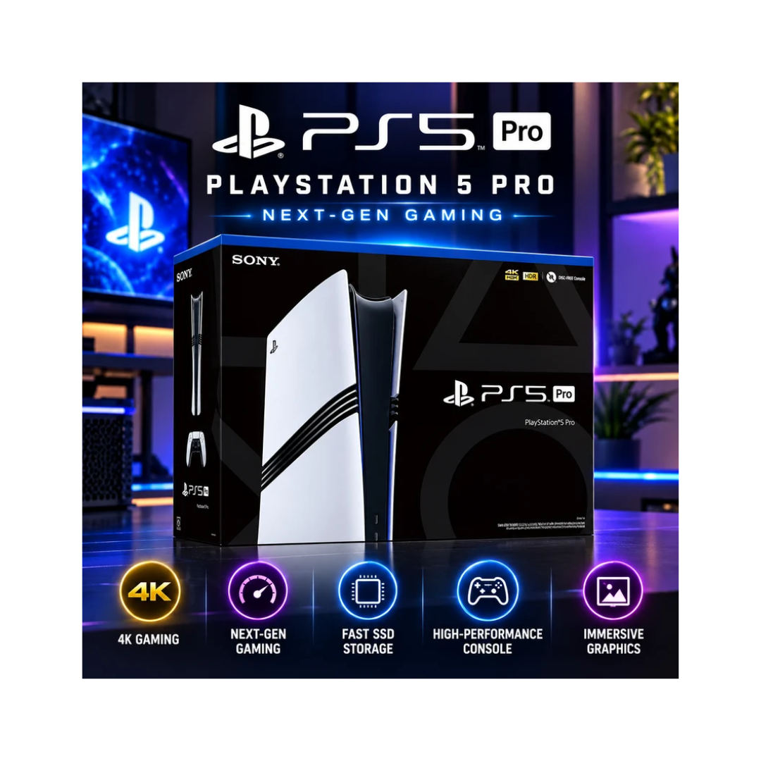 Sony PlayStation 5 Pro Imported PS5 Pro – Advanced 4K Gaming Console